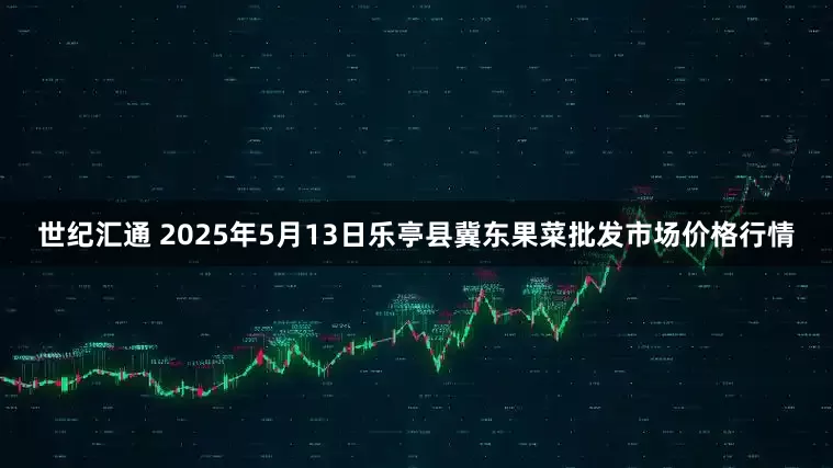 世纪汇通 2025年5月13日乐亭县冀东果菜批发市场价格行情